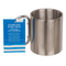 Edelstahlbecher mit Karabiner, Maritim,