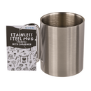 Edelstahlbecher mit Karabiner, Travel,