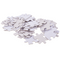 Weißes Herz-Puzzle, 80 beschriftbare Teile,