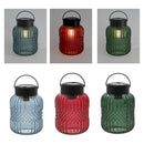 LED Solar Leuchte, Glas, Color, 3/s, ca. 17cmH