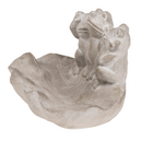 Vogeltränke, Frösche, ca. 21,5 x 14,5 x 16 cm,