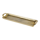 Tablett, Alu, gold, S, ca. 30cmB