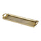 Tablett, Alu, gold, S, ca. 30cmB