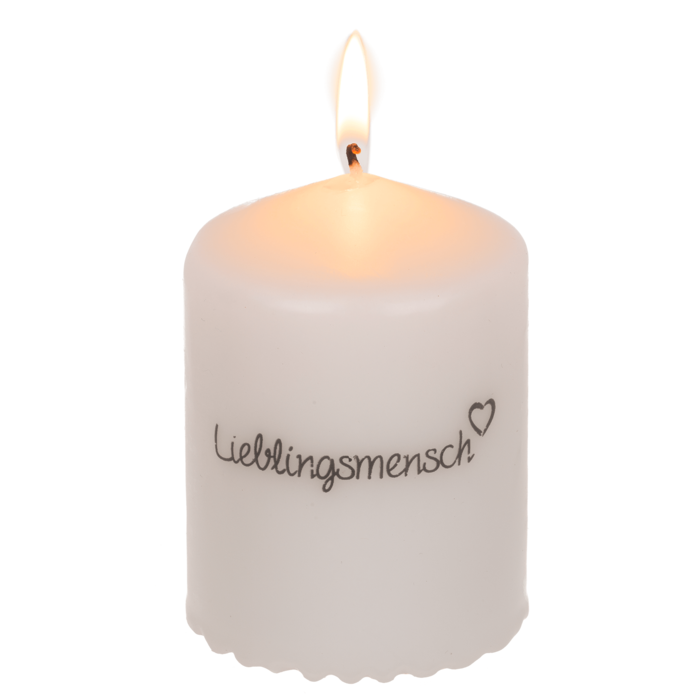 Stumpenkerze, Lieblingsmensch,