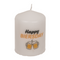 Stumpenkerze, Happy Biersday,