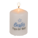 Stumpenkerze, Bester Papa der Welt,
