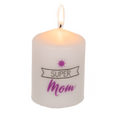 Stumpenkerze, Super Mom,