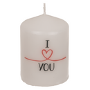 Stumpenkerze, I love you,
