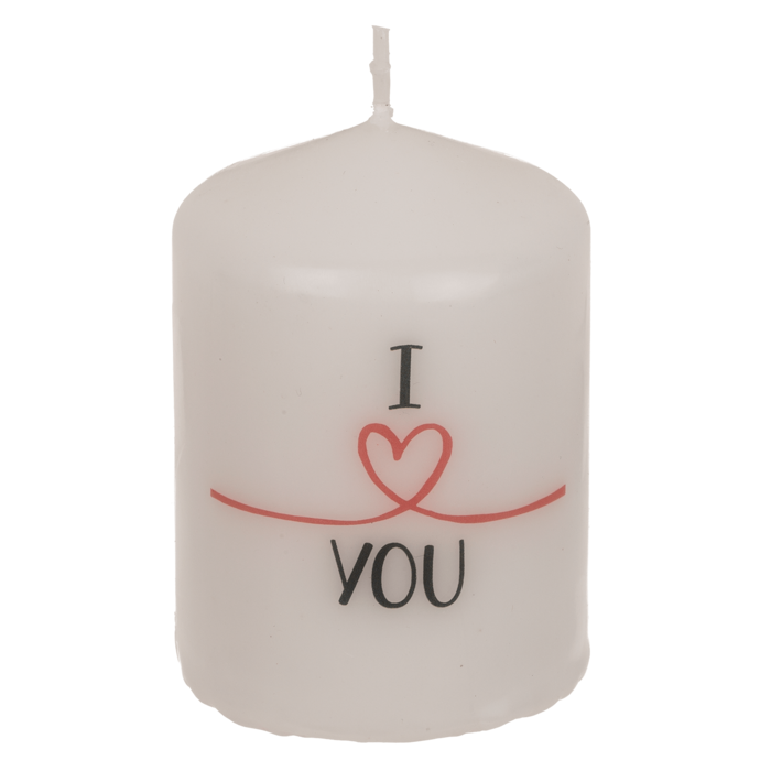 Stumpenkerze, I love you,
