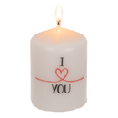 Stumpenkerze, I love you,