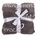 Graue Kuscheldecke, Lieblingsmensch,