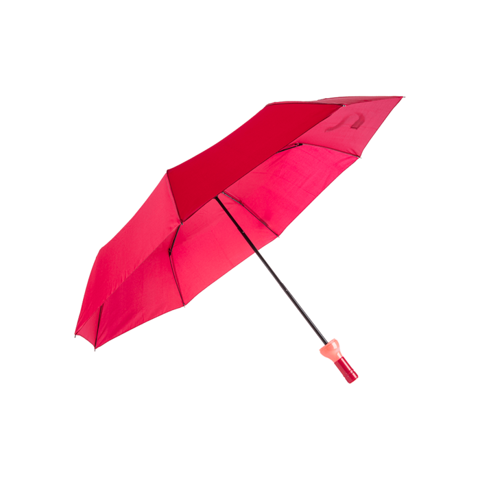 Taschen-Regenschirm, Roséweinflasche,