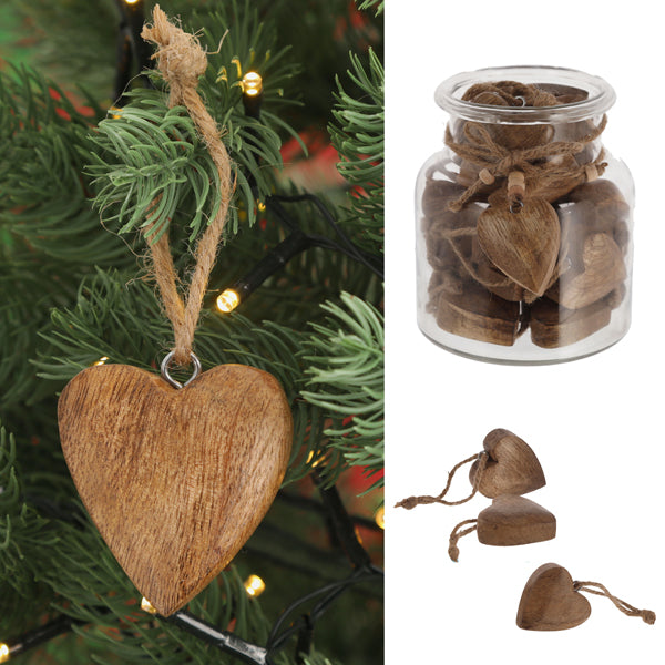 Anhänger Herz, Mango, ca. 6cmH