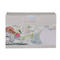 Weißes Herz-Puzzle, 80 beschriftbare Teile,