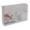 Weißes Herz-Puzzle, 80 beschriftbare Teile,