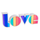 Leuchte, Rainbow Love, ca. 36 x 13,5 cm,