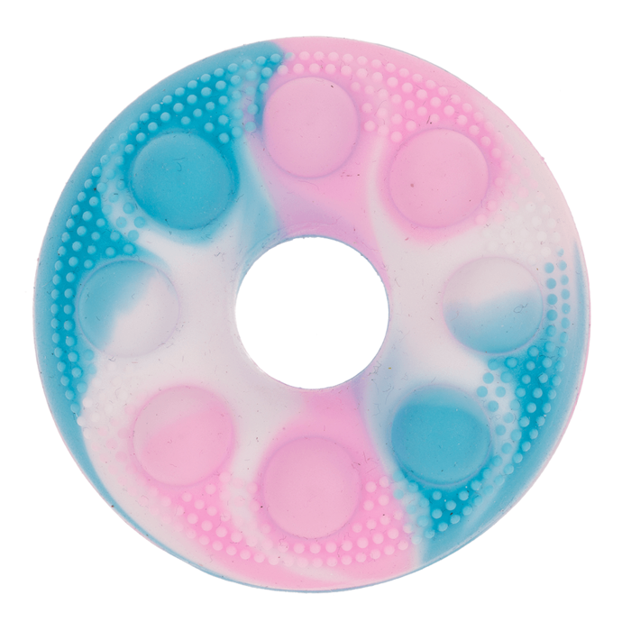 Fidget Pop Toy, Donut, ca. 7 x 3,5 cm,