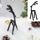 Rentier, Modern, schwarz, ca. 17cmH