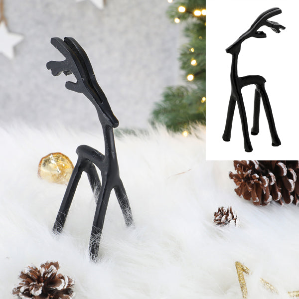 Rentier, Modern, schwarz, ca. 17cmH