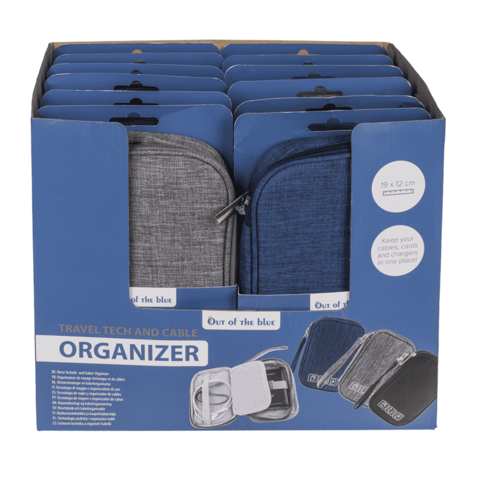 Reise/Kabel-Organizer, ca. 19 x 12 cm,