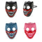 Maske, Halloween, Monster, 3/s, ca. 23cmH