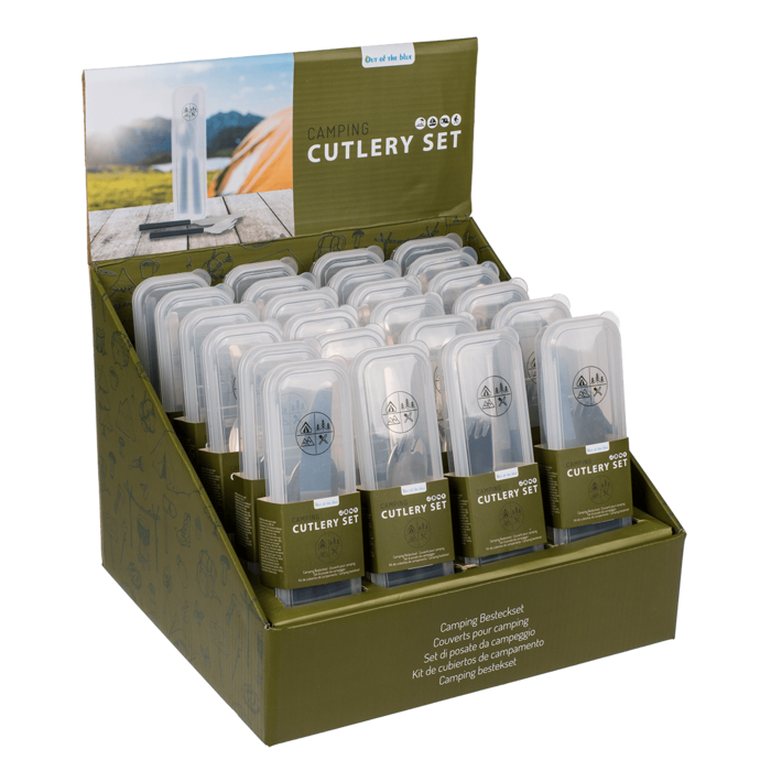 Camping Besteckset, 2-teiliges Set,