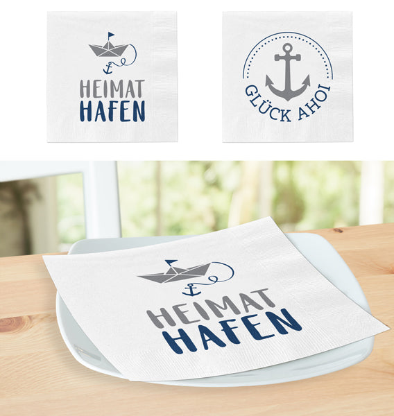 Servietten, AHOI, 2/s, 20er Pack