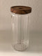 Vorratsglas mit Holzdeckel, 1L, 21cmH