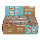 Magisches Baumwoll-Handtuch, Regenbogen,