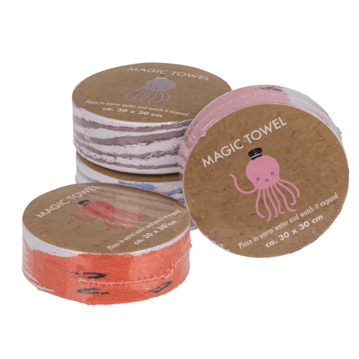 Magisches Baumwoll-Handtuch, Oktopus,