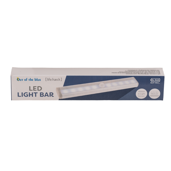 LED-Lichtleiste, mit Bewegungs- und Lichtsensor,
