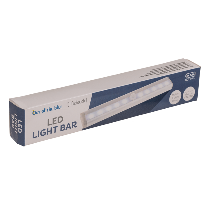 LED-Lichtleiste, mit Bewegungs- und Lichtsensor,
