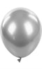 5 Ballons "Metallic", Ø 28cm, silber
