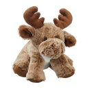 Plüschtier Elch Kuschel sitzend, braun