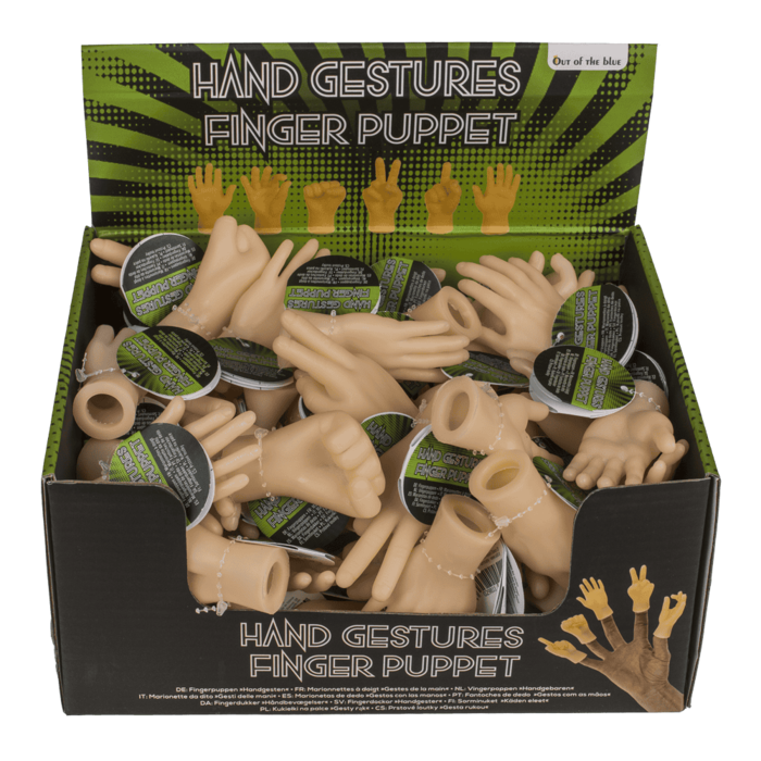 Fingerpuppen, Handgesten, ca. 6-8 cm,