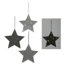 LED Stern Filz zum Hängen 3/s ca. 30cm