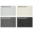 Tischset Filz mit Spruch 4/s ca.45x30cm