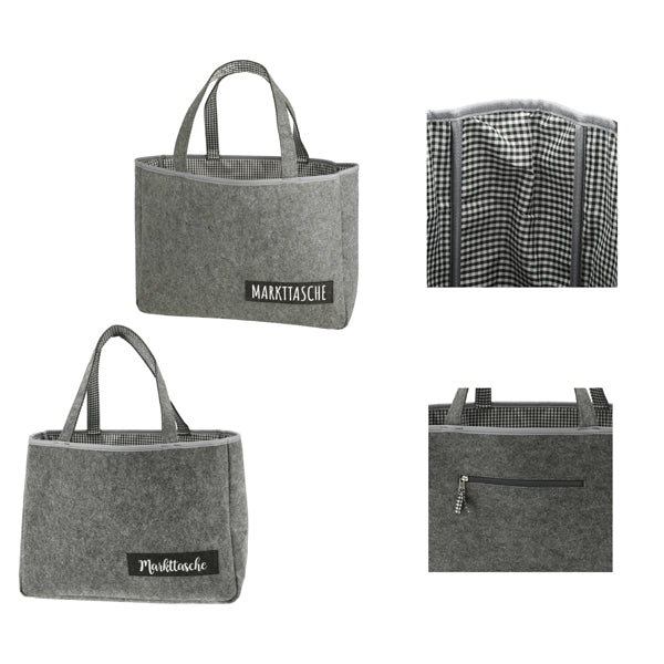Filztasche Markttasche 2/s ca. 45x33cm