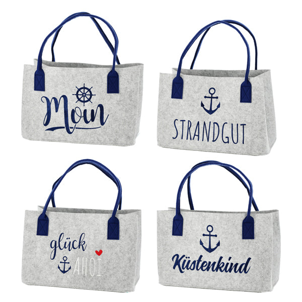 Filztasche Maritim  4/s 40x26x26,5cm