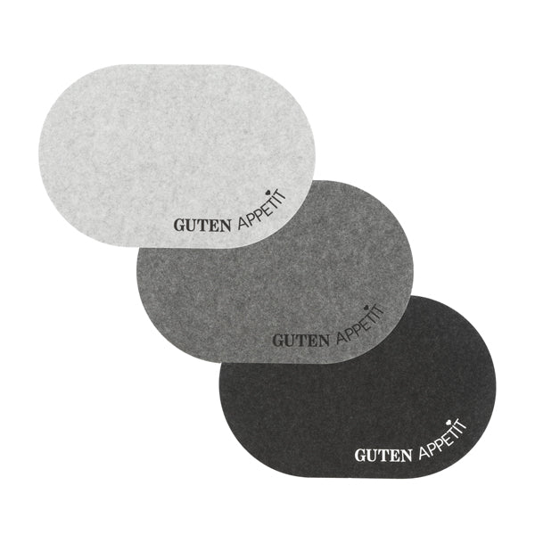 Tischset Filz oval Guten Appetit 3/s 45x30cm