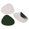 Tischset PVC Stone Piniengrün / Marshmallow