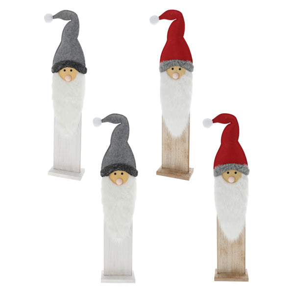 Deko Stele Weihnachtsmann 95cmH 2/s