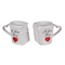 Doppel-Becher, I love you, 8,5 x 9 cm,