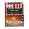 Holzsilhouette, Weihnachtsmann, mit LED,