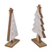 Holzsilhouette, Weihnachtsbaum, mit LED,
