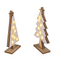 Holzsilhouette, Weihnachtsbaum, mit LED,