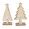 Holzsilhouette, Weihnachtsbaum, mit LED,