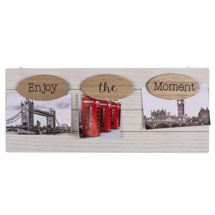 Holz-Bilderrahmen, Enjoy the moment,