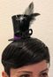 Haarreif Mini Hut mit Schleife und Spinne 