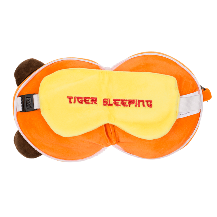Kinder Plüsch-Reisekissen mit Augenmaske,